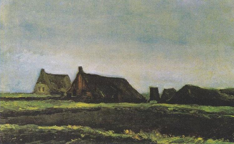 Vincent Van Gogh Farmhouses oil painting picture